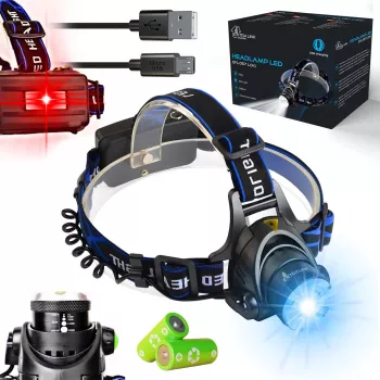 Extralink EFL-057 Loki LED-Stirnlampe, USB-Aufladung, 350 Lumen, Bewegungssensor