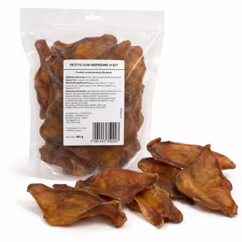PETITTO Schweineohr Hundekauartikel 10 Stück