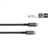 GoodConnections USB-C 2.0 (ST-ST) 3m Verbindungskabel Textilummantelung 240W Anthrazit