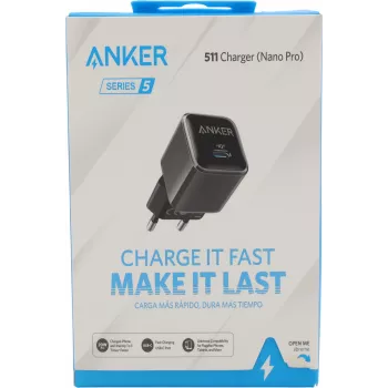 Anker Nano 20W USB-C Ladegerät, PowerIQ 3.0 Kompaktes USB-C Netzteil Schwarz