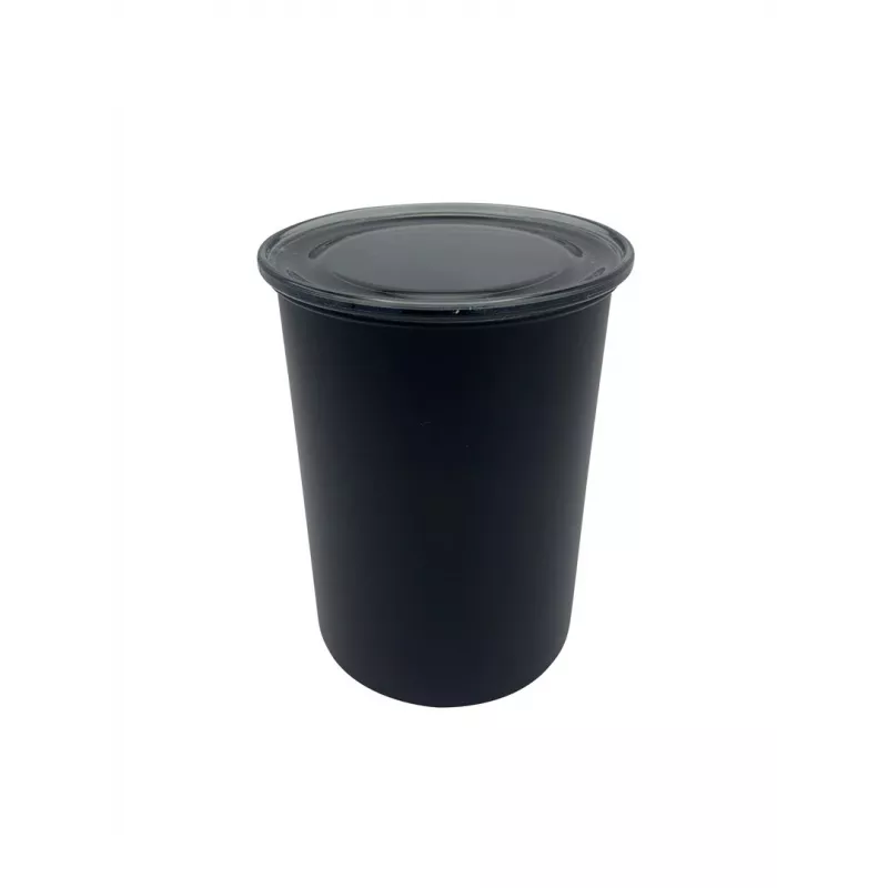 Airscape Edelstahl Aromabehälter Medium, Schwarz Matt