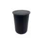 Airscape Edelstahl Aromabehälter Medium, Schwarz Matt