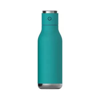 Asobu Wireless Beat Isolierte Edelstahlflasche mit Bluetooth-Lautsprecher, 500 ml, Aquamarin