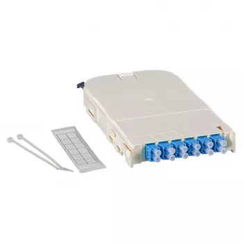 EFB Elektronik FTTH Module Insert für FTTH-BGT, 12 Port LC mit OS2 Keramikkupplungen