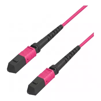 EFB-Elektronik MTP Female auf MTP Female 12-Faser OM4 Multimode Patchkabel, LSZH, Erikaviolett, Typ B, 3m