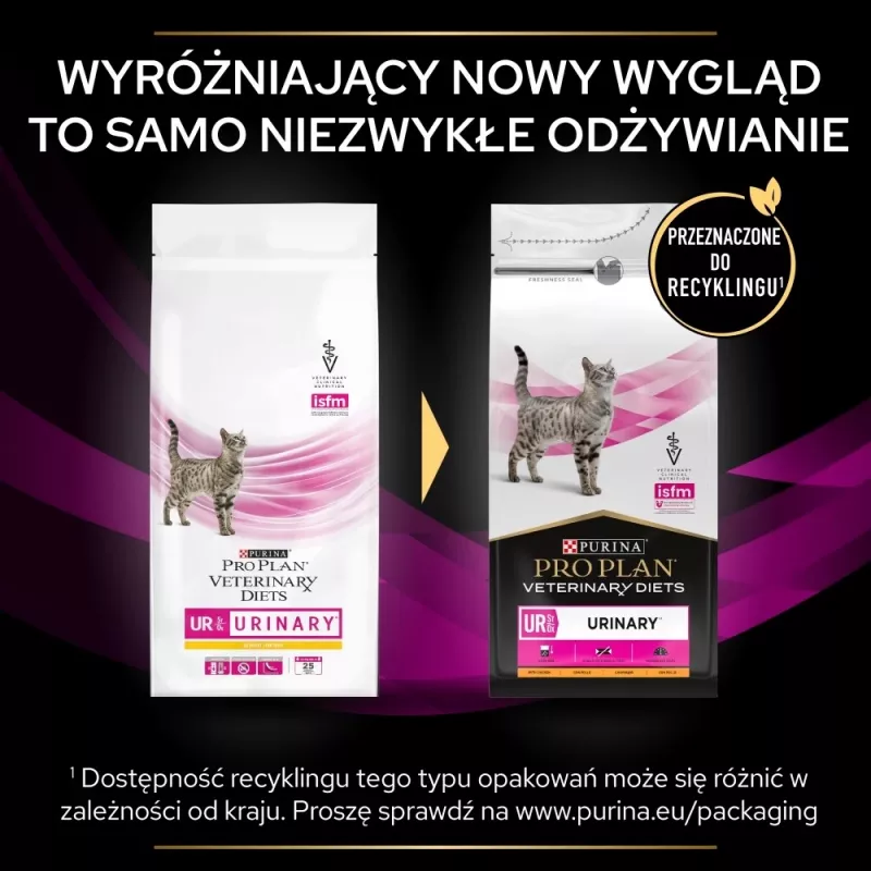 PURINA Pro Plan Veterinary Diets Feline UR St/Ox Urinary Trockenfutter für Katzen mit Huhn 1,5 kg