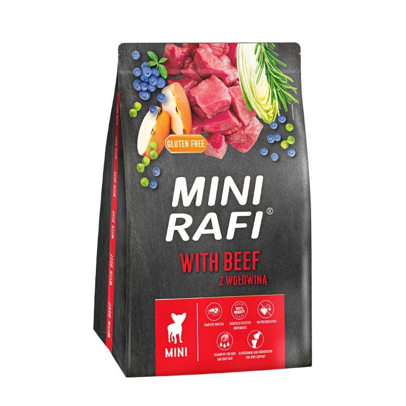Dolina Noteci RAFI Mini mit Rind - Trockenfutter für Hunde - 3 kg
