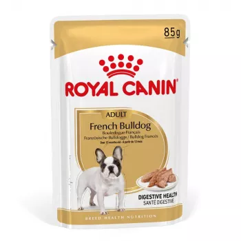 ROYAL CANIN French Bulldog Adult Digestive Health Loaf Box - Nassfutter für Hunde - 12x85g