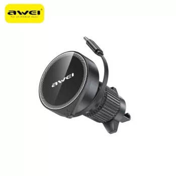 AWEI MagSafe X73 Car Holder Air Vent Mount Black