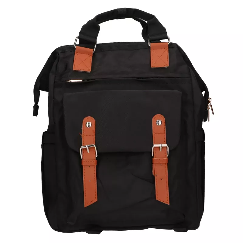 BLACK FOREST KM02 Kabinenrucksack 40x30x15 cm + Kulturbeutel Schwarz