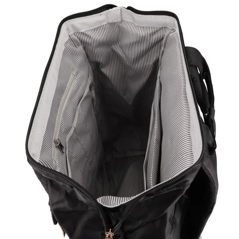 BLACK FOREST KM02 Kabinenrucksack 40x30x15 cm + Kulturbeutel Schwarz
