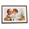 ARZOPA D10 10.1 inch Digitaler Bilderrahmen (Dunkelbraun) - 1280x800 IPS Touchscreen, 32GB, Wi-Fi