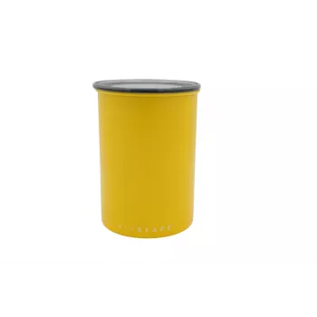 Airscape® Edelstahl Aromabehälter Medium, Matt Gelb