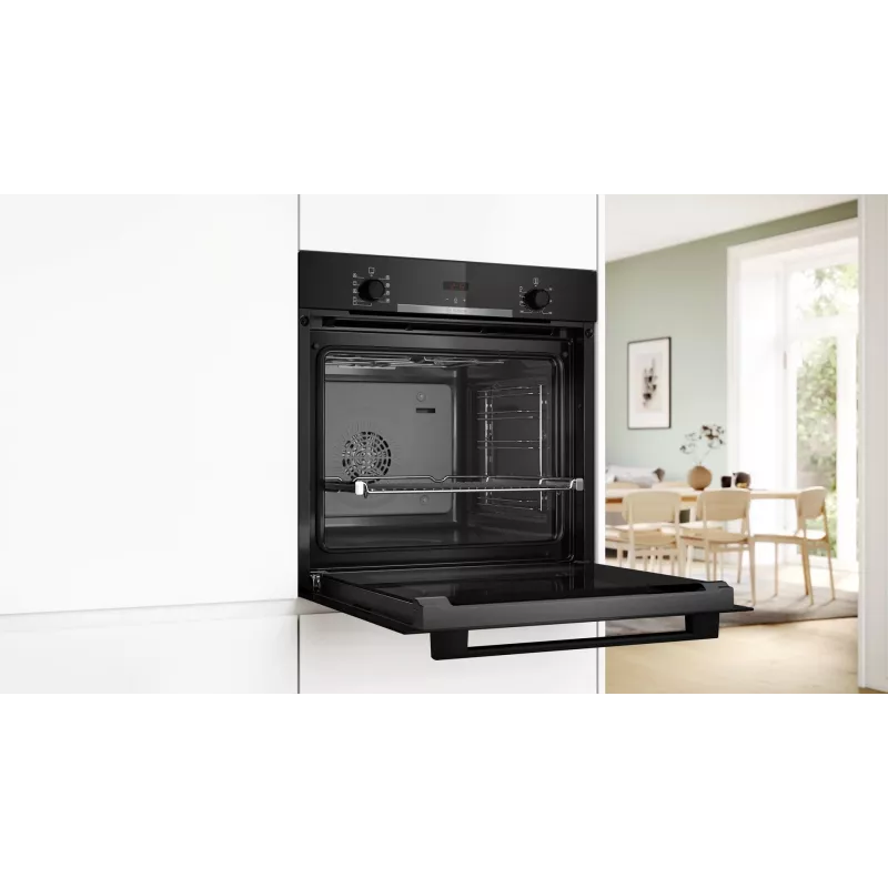BOSCH HBA334EB4 Einbau-Backofen 71L Schwarz