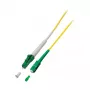 EFB Electronics Simplex Glasfaser-Patchkabel LC/APC-SC/APC G.657.A2 10 m 2,0 mm Gelb 9/125 µm