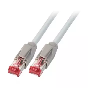 EFB-Elektronik RJ45 Patchkabel Cat.6A S/FTP LSZH Dätwyler 7702 TM21 Grau 10m