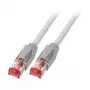 EFB-Elektronik RJ45 Patchkabel Cat.6A S/FTP LSZH Dätwyler 7702 TM21 Grau 10m