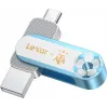 Lexar Dual D500 128GB USB-C/A 3.2 Flash-Laufwerk 400/360MB/s Weiß