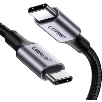 UGREEN USB-C auf USB-C Alu-Gehäuse mit Geflecht 1m