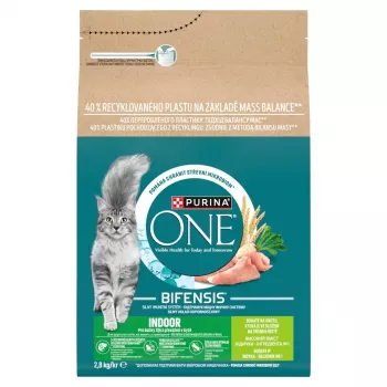 Purina ONE Indoor Katzenfutter mit Truthahn 2,8 kg