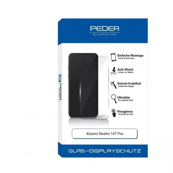 PEDEA Tempered Glass Screen Protector für Xiaomi Redmi 14T (12270002)