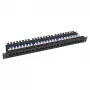 EFB-Elektronik ECOLAN Patch Panel UTP 24xRJ45 Cat.5e 19 inch 1U RAL 9005 Schwarz