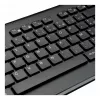 Targus AKM610FR Kabelloses Tastatur- und Maus-Set - Vollgröße - AZERTY - Französisches Layout - Schwarz