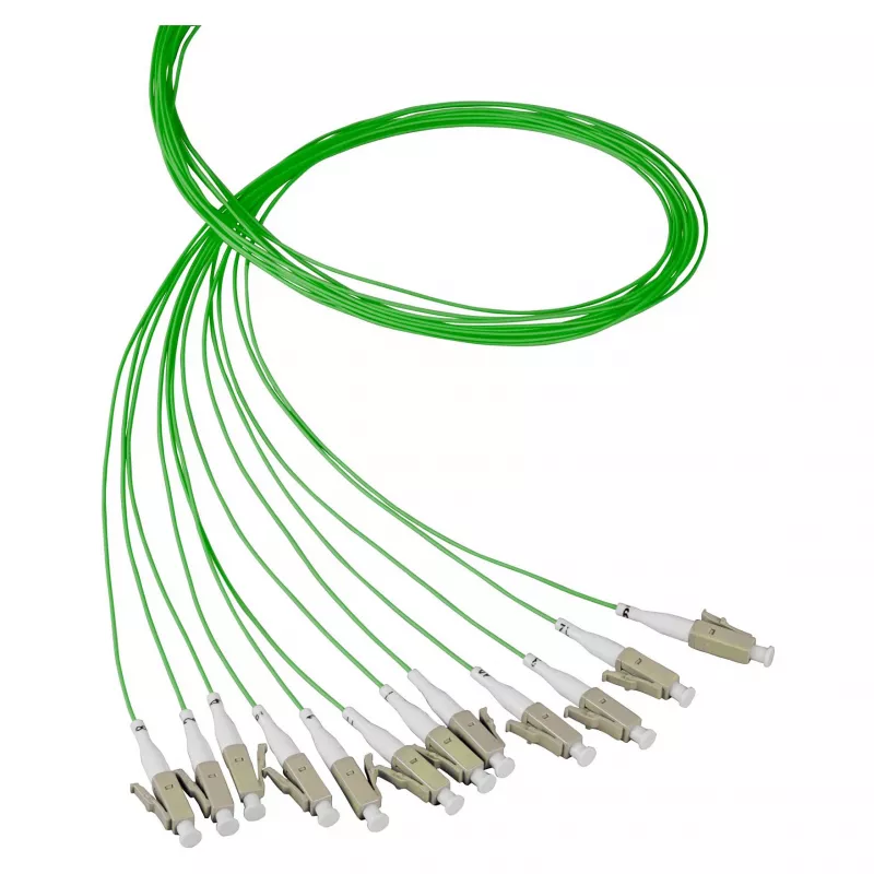 EFB-Elektronik Fiber Pigtail LC OM2 50/125µm Green 2m