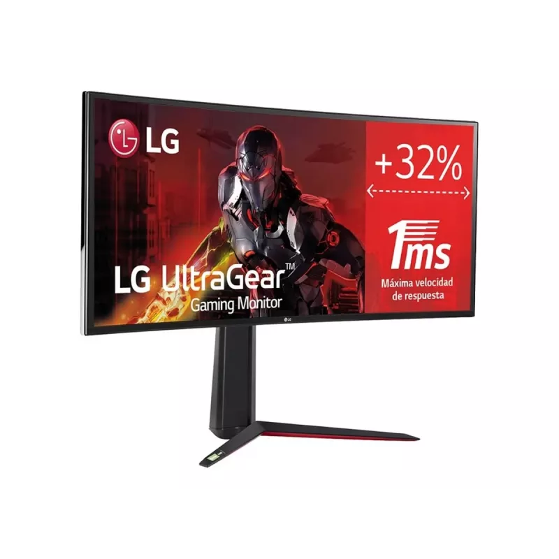 LG UltraGear 34GN850P-B 34-Zoll Nano IPS Gaming Monitor, UWQHD, 160Hz, 1ms, G-Sync Kompatibel, FreeSync Premium, DisplayHDR 400