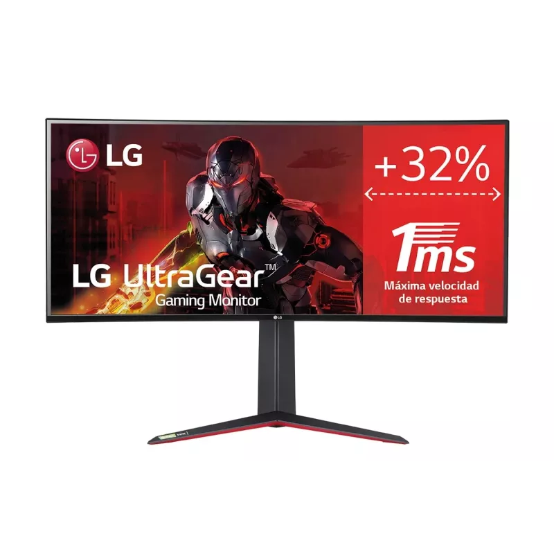 LG UltraGear 34GN850P-B 34-Zoll Nano IPS Gaming Monitor, UWQHD, 160Hz, 1ms, G-Sync Kompatibel, FreeSync Premium, DisplayHDR 400
