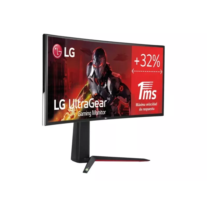 LG UltraGear 34GN850P-B 34-Zoll Nano IPS Gaming Monitor, UWQHD, 160Hz, 1ms, G-Sync Kompatibel, FreeSync Premium, DisplayHDR 400
