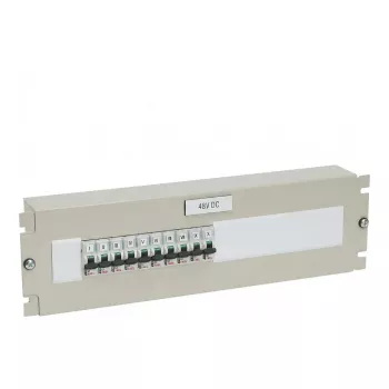 EFB Elektronik 19-Zoll 3U Stromverteilungs-/Leitungsschutzgehäuse RAL7035