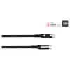 Good Connections USB 2.0 Lade- und Datenkabel 100W mit Digitalanzeige USB-C auf USB-C 1m Schwarz