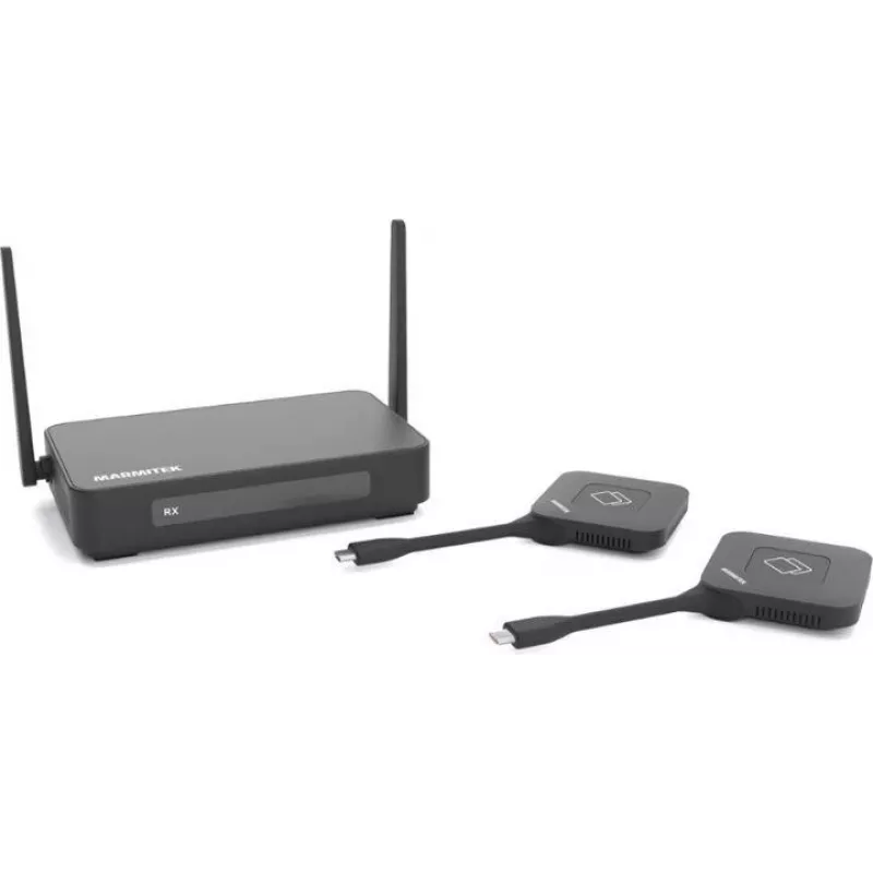 Marmitek Stream 4K Pro Kabelloses 4K HDMI Präsentationssystem + 1 USB-C Dongle