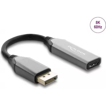 Delock Active DisplayPort 1.4 to HDMI Adapter 8K with HDR Function