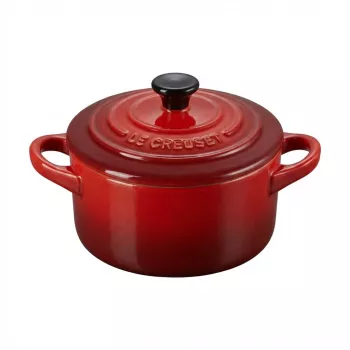 Le Creuset Steinzeug-Set mit 4 Mini-Kasserollen 10x5cm Fire & Flame Gradient