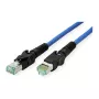 EasyLan VarioBoot Cat.6A S/FTP Patchkabel Blau 1,0 m