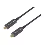 Equip USB-C 3.2 auf USB-C Active Optical Kabel 8K PD60W 5m Schwarz