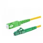 EFB-Elektronik Simplex LWL-Patchkabel LC/APC auf SC OS2 G.657.A2 1m 3,0mm Gelb 9/125µm
