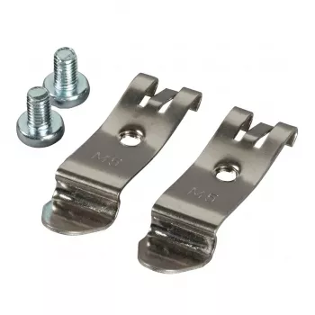 EFB Electronics EFB H83030.1 - Hutprofilschienen-Halter für Mini-Patchpanels 2 Stück