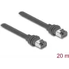 Delock RJ45 Patchkabel Cat.6 Kompatibel mit Starlink Gen3 - 20 m Grau
