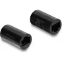 Delock RJ45 Kupplung Buchse-Buchse Cat.6 zylindrische Form Schwarz (90836)