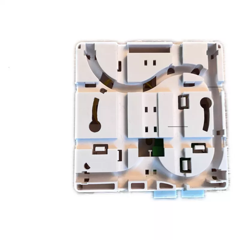 EFB Elektronik FTTH Box für 4 SC-S oder LC-D Kupplungen 80x80 mit Kabelzugentlastung, Schrumpfversion