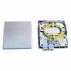 EFB Elektronik FTTH Box für 4 SC-S oder LC-D Kupplungen 80x80 mit Kabelzugentlastung, Schrumpfversion