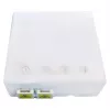 EFB Elektronik FTTH Box für 4 SC-S oder LC-D Kupplungen 80x80 mit Kabelzugentlastung, Schrumpfversion