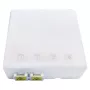 EFB Elektronik FTTH Box für 4 SC-S oder LC-D Kupplungen 80x80 mit Kabelzugentlastung, Schrumpfversion