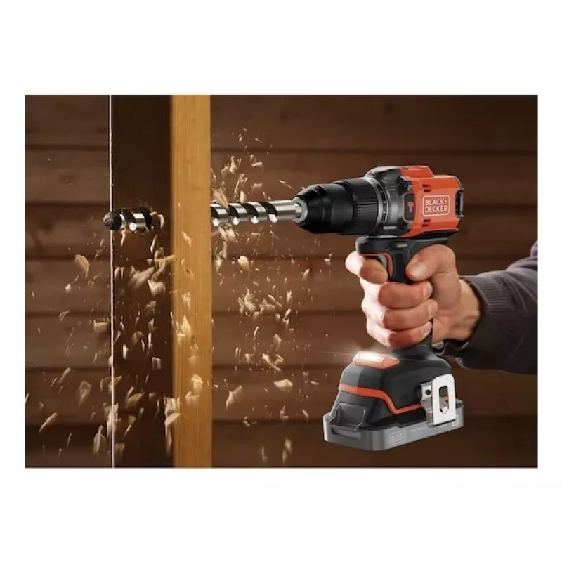 Black & Decker BLD683XN-XJ Kabel-Schlagbohrmaschine 680W 13mm Zahnkranzbohrfutter 0-3000 U/min Schwarz/Orange