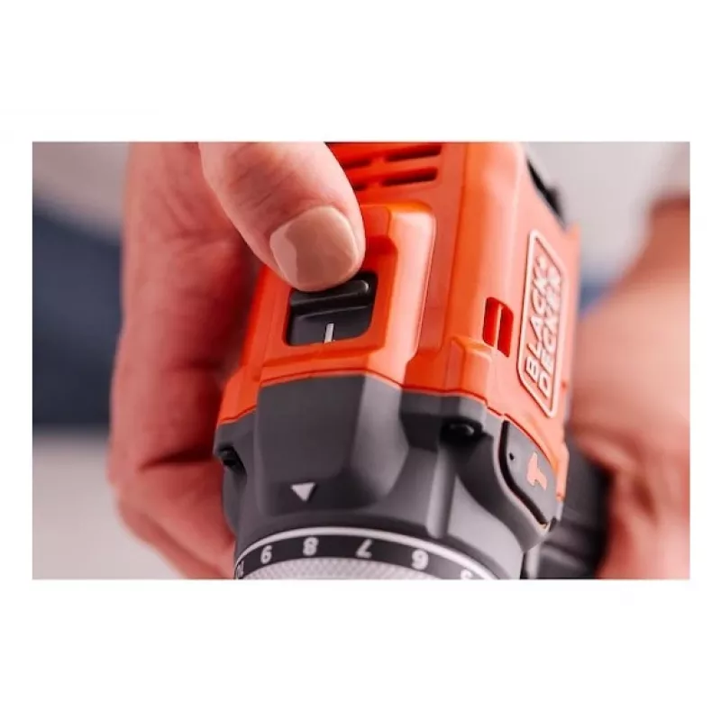 Black & Decker BLD683XN-XJ Kabel-Schlagbohrmaschine 680W 13mm Zahnkranzbohrfutter 0-3000 U/min Schwarz/Orange