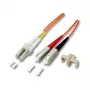 EFB-Elektronik Glasfaser-Patchkabel LC-SC OM2 1m LSZH Orange