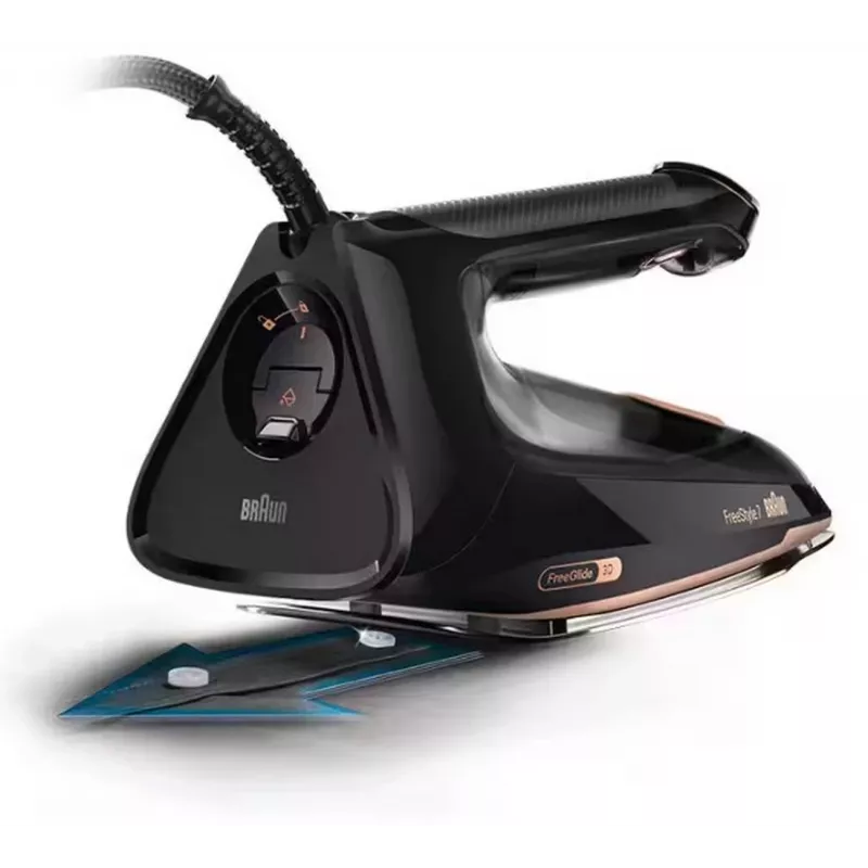 Braun FI7276BK Dampfbügeleisen - 2700W, EloxalPlus 3D BackGlide Bügelsohle, 230 g/min Dampfstoß, Schwarz